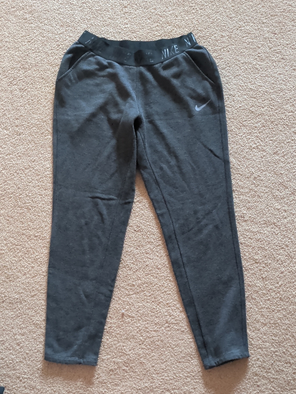 Nike Charcoal and Black Jogger Sweatpants